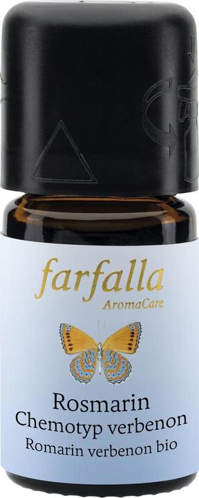 Actual product image Farfalla AromaCare Rosemary Chemotype Verbenone Essential Oil Organic (5ml)