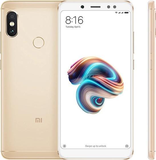 Productafbeelding Xiaomi Redmi Note 5 (64 GB, Goud, 6", Hybride dubbele SIM, 12 Mpx, 4G)