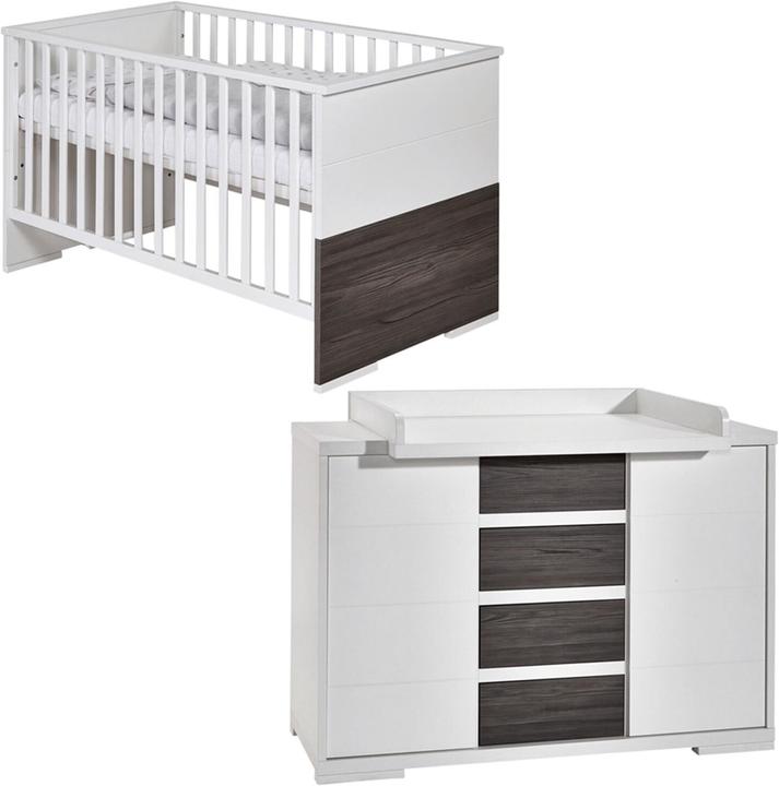 Produktbild Schardt Maxx Sparset (Babybett, Wickelkommode)