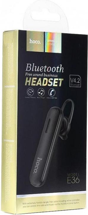 Produktbild Hoco E36 Headset In-ear Calls/Music Bluetooth Black (170 h, Kabellos)