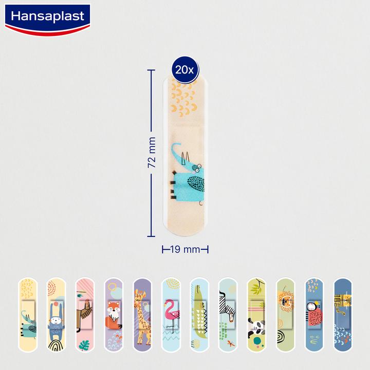 Actual product image Hansaplast Animals (20 x)