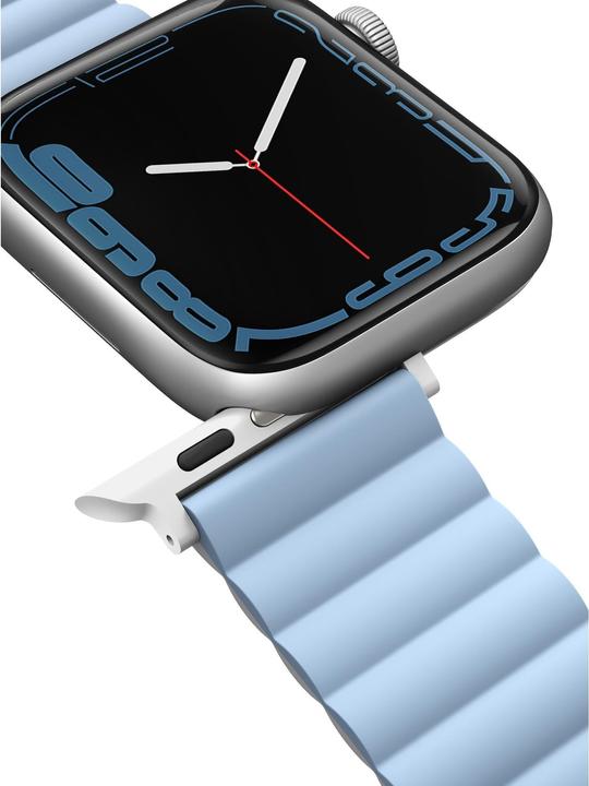 Produktbild Uniq pasek Revix Apple Watch Series 1/2/3/4/5/6/7/8/SE/SE2 38/40/41mm. Reversible Magnetic biały-nie (Silikon, Edelstahl)