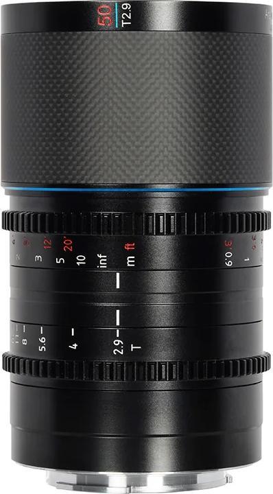 Image du produit Sirui Saturn 50mm T2.9 1.6x Objectif plein format anamorphique en carbone Nikon Z Z50N (Flare neutre) (Nikon Z, Plein format)