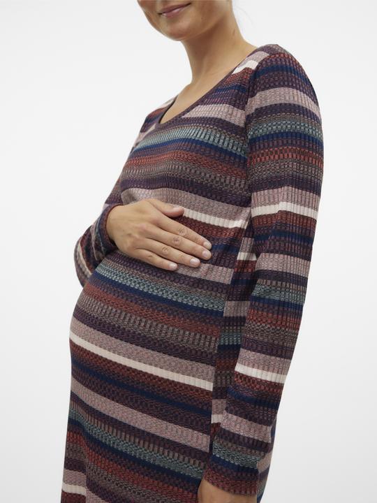 Produktbild Mamalicious Normal geschnitten Rundhals Midikleid Kleid (M)