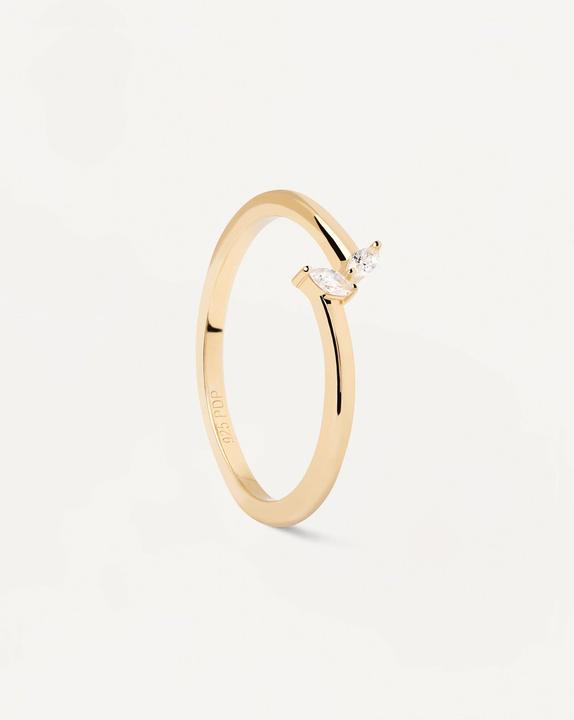 Produktbild Pd Paola PDPAOLA - JemnÃ½ pozlacenÃ½ prsten se zirkony EVA Gold AN01-876 - Circuit: 56 mm (56, 925 Silber)