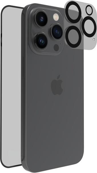 Produktbild Tiger Glas-Folie Set mit Kamera-Schutz (1 Stück, Apple iPhone 15 Pro)