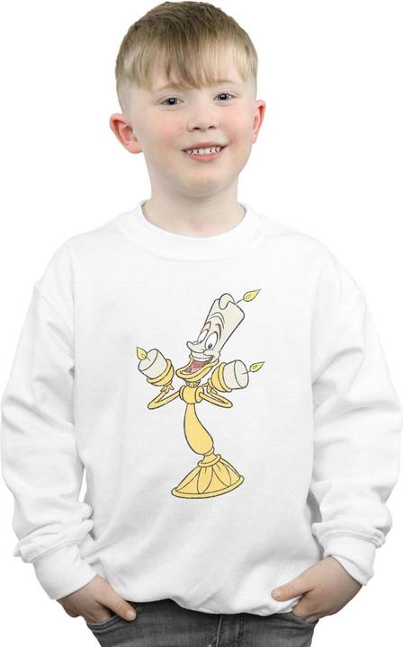 Actual product image Disney Boys Beauty And The Beast Lumiere Distressed Sweatshirt (152, 158)
