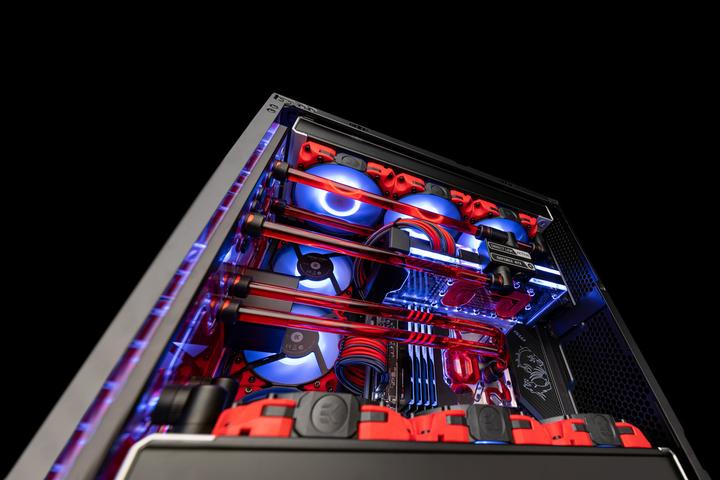 Actual product image EKWB EK-Quantum Reflection² PC-O11D EVO D5 PWM D-RGB - acrylic