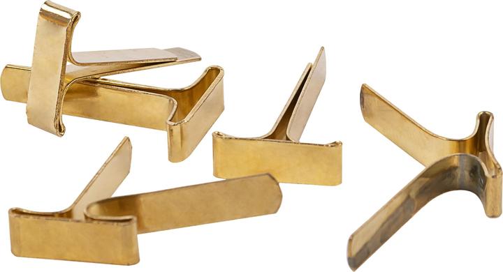 Actual product image Idena Flat head staples 50pcs., brass-plated (50 x)