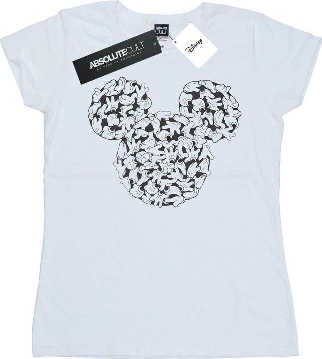 Immagine prodotto Disney Mickey Mouse Head Of Hands Maglietta Donna (S)