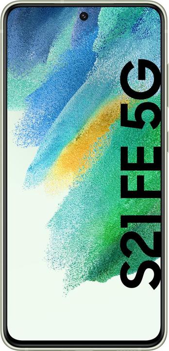 Actual product image Samsung Galaxy S21 FE 5G EU (256 GB, Olive, 6.40", Hybrid Dual SIM, 12 Mpx, 5G)