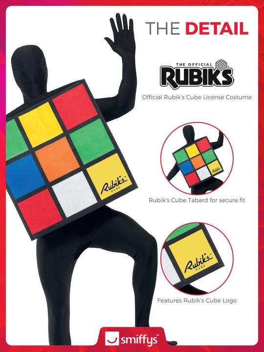 Produktbild Smiffys Rubik's Cube (One Size)