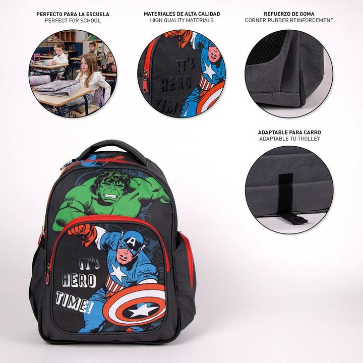 Produktbild Schulrucksack The Avengers Schwarz 32 x 15 x 42 cm