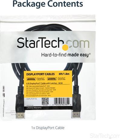 Actual product image StarTech DisplayPort — DisplayPort (1.80 m, DisplayPort)