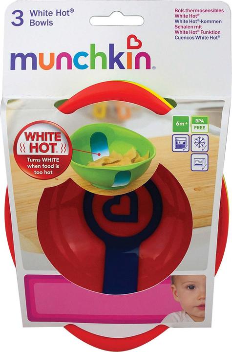 Produktbild Munchkin Schalen White Hot (3 Stk)