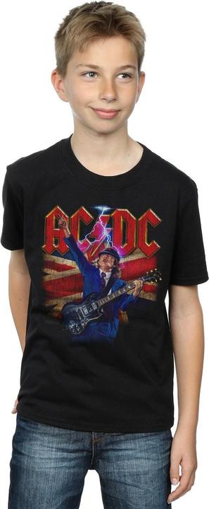 Produktbild AC/DC Angus Union Flag Lightning TShirt Jungen (128)