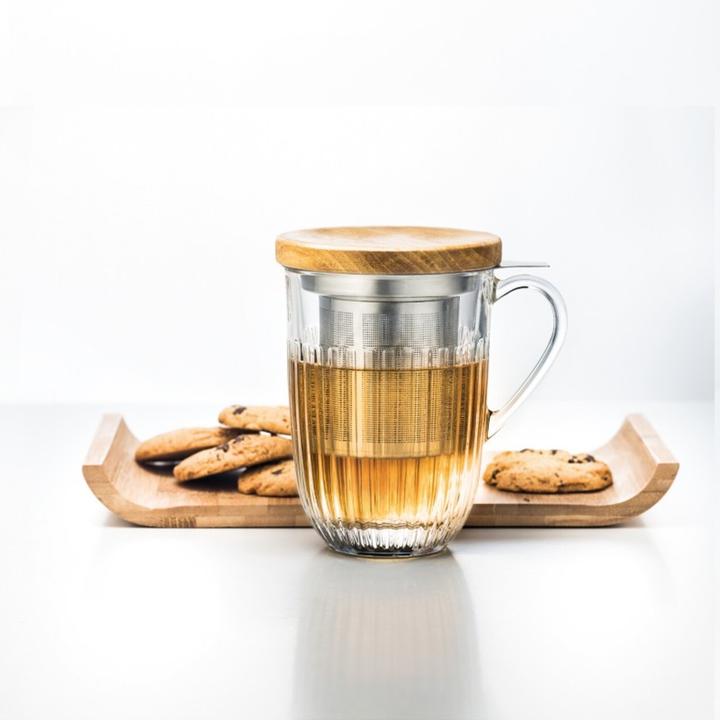 Immagine prodotto La Rochère Bicchiere da tè con filtro da tè OUESSANT (360 ml, 1 x)