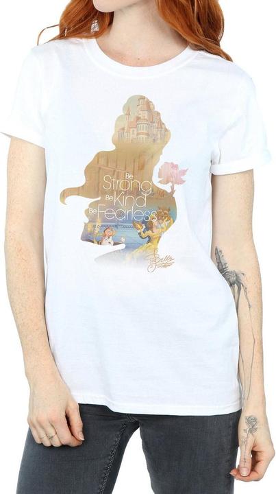 Immagine prodotto Disney Princess Belle Filled Silhouette Maglietta Ampia Donna (XL)