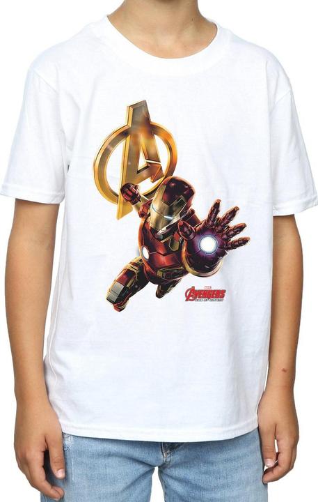 Immagine prodotto Iron Man Pose Maglietta Ragazzi (152, 158)