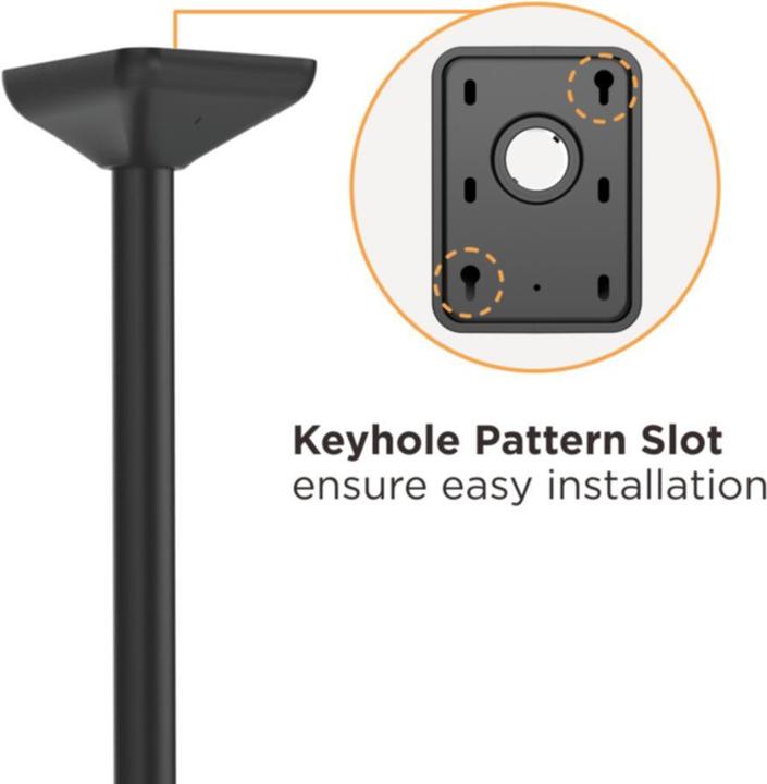 Produktbild equip Pro - Klammer für 3 LCD-Anzeigen - Kunststoff, Aluminium, Stahl - Schwarz, Silbe (Decke, 55", 150 kg)