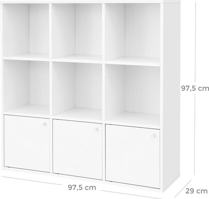 Actual product image Vasagle Eric (97.5 x 29 x 97.5 cm)