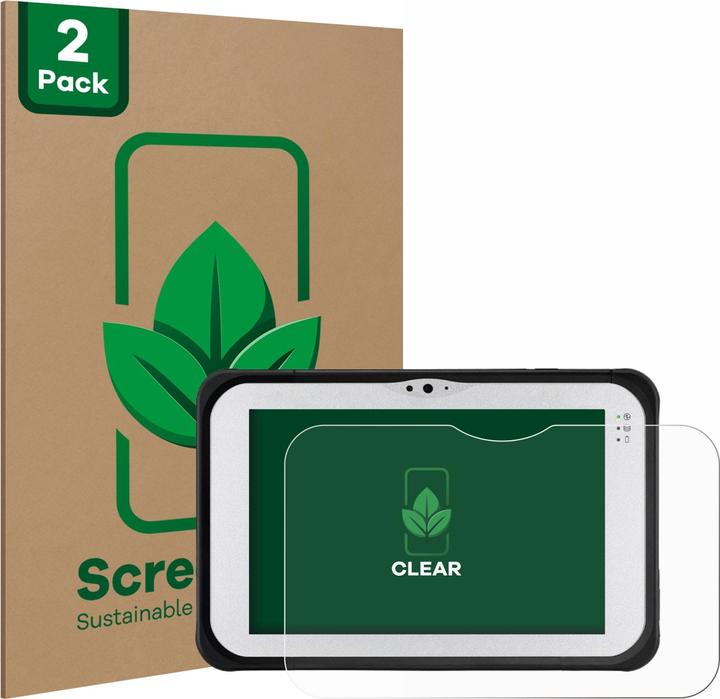 Produktbild ScreenLeaf Schutzfolie nachhaltiger Displayschutz Displayschutzfolie Folie Klar Transparent (2 Stück, Toughpad FZ-M1)