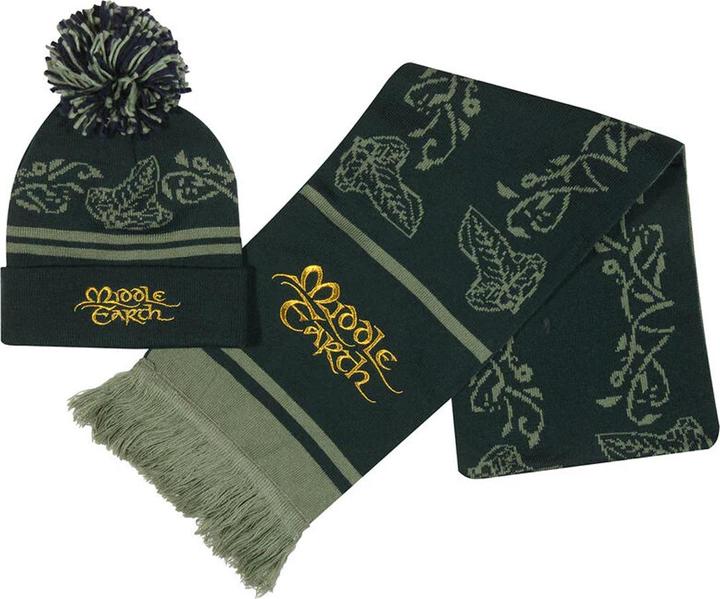 Produktbild Lord of the rings Middle Earth Mütze und Schal Set