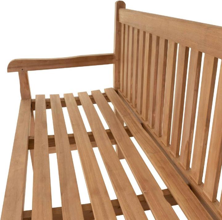 Produktbild VCM 3-Sitzer Gartenbank Parkbank hochwertig Teak Holz behandelt 150cm