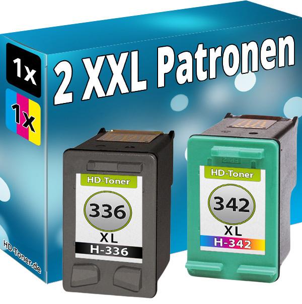 Produktbild Druckfuxx TINTE PATRONEN für HP 336+342 PhotoSmart 2575 C3100 C3180 Deskjet5440