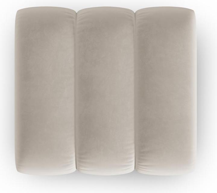 Actual product image Micadoni Velvet Pouf, "Lupine", 1 Seat, 92x95x43Made in Europe (Cushioned stools)
