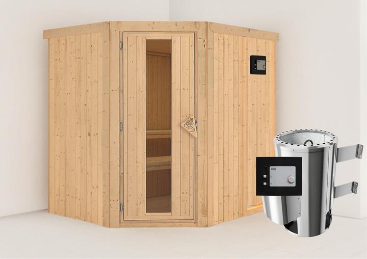 Produktbild Karibu Lilja ohne Dachkranz (Plug & Play 3,6 KW externe Steuerung)