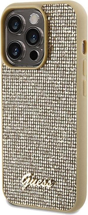 Image du produit Guess GUHCP14LPMSDGSD iPhone 14 Pro 6.1" złoty/gold hardcase Disco Metal Script (Apple iPhone 14 Pro)