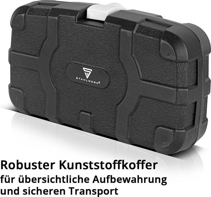 Produktbild Stahlwerk Heimwerker Set HTS-9 ST Werkzeugkoffer mit 8-teiligem Werkzeug Set (8 Teile)