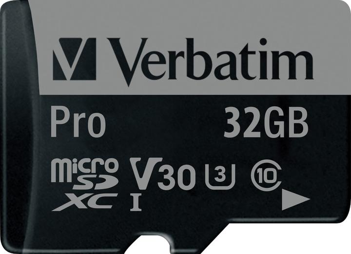 Immagine prodotto Verbatim Pro (32 GB, microSDHC, U3, UHS-I)