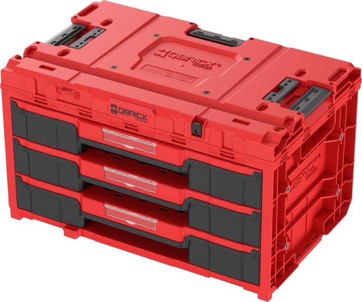 Produktbild Qbrick Werkzeugbox mit Schubladen System ONE 2.0 DRAWER 3 TOOLBOX EXPERT RED Ultra HD Custom