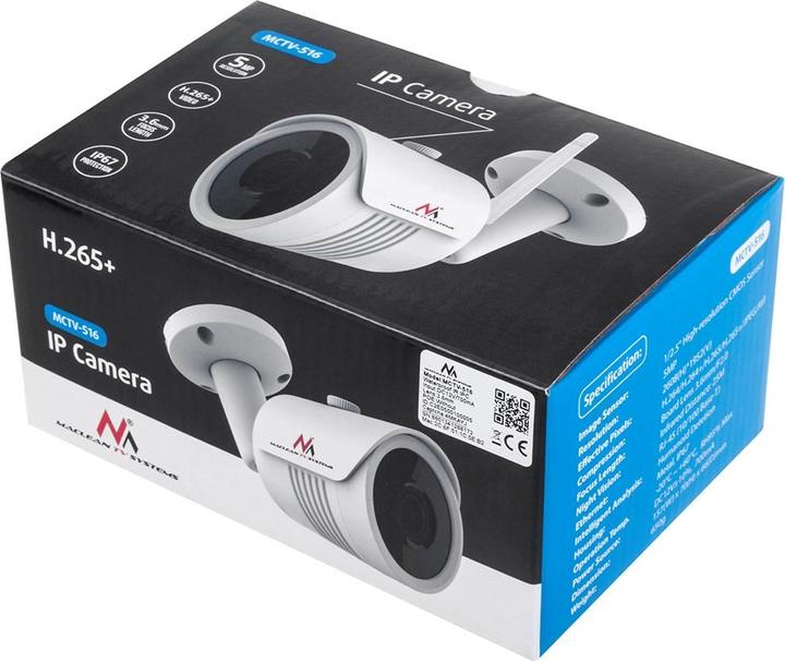 Produktbild Maclean IPC WiFi Security Camera IP67 Night Surveillance CMOS Sensor App LED ONVIF