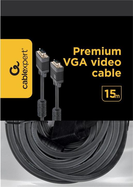 Produktbild Gembird Cablexpert Premium CC-PPVGA-15M (15 m, VGA)
