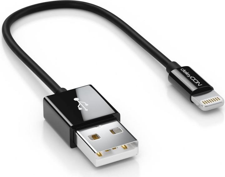 Actual product image deleyCON Lightning on USB (0.15 m, USB 2.0)