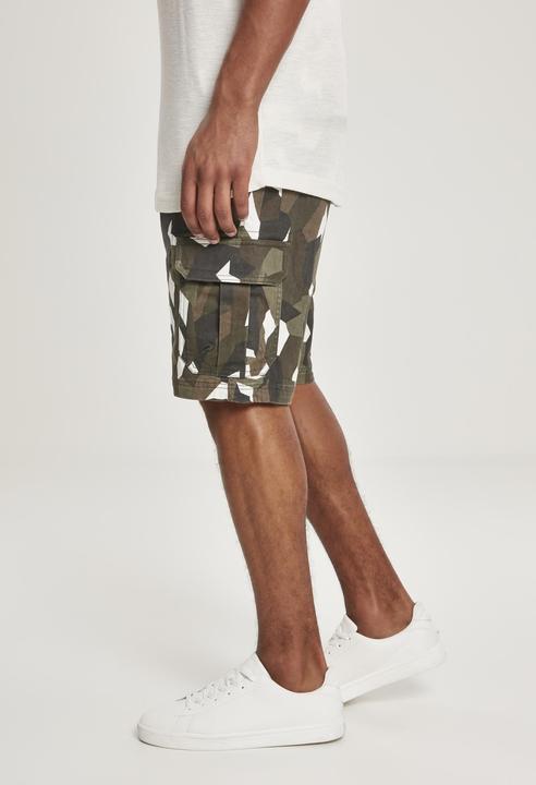 Immagine prodotto Urban Classics Pantaloncini Cargo in twill stretch mimetico geometrico (30)