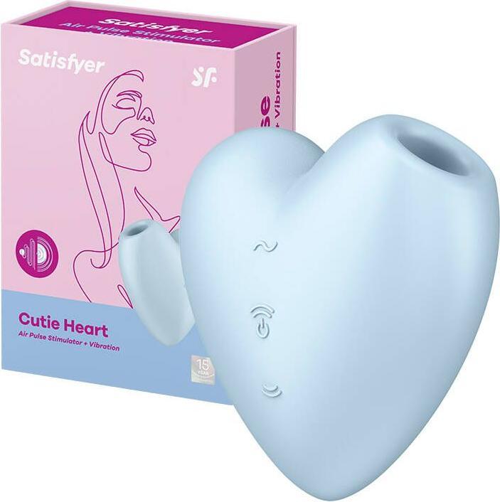 Actual product image Satisfyer Cutie Heart Air Pulse Vibrator
