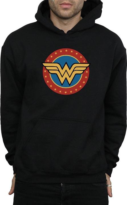 Wonder Woman Circle Logo Kapuzenpullover (M)
