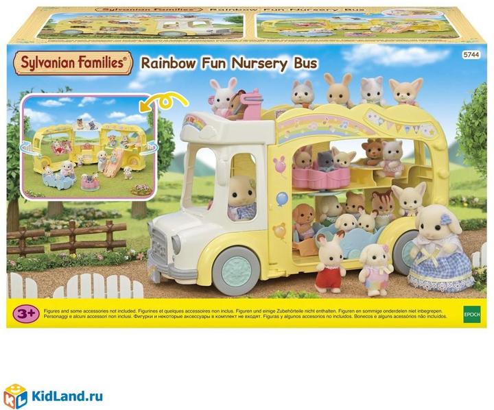 Image du produit Sylvanian Families Rainbow Fun Nursery Bus