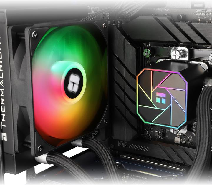 Immagine prodotto Thermalright Aqua Elite 120 V3 Nero ARGB - Raffreddamento ad acqua della CPU - Max 26 dBA