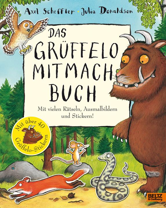 Actual product image Das Grüffelo-Mitmachbuch (German, Axel Scheffler, Julia Donaldson, 2018)