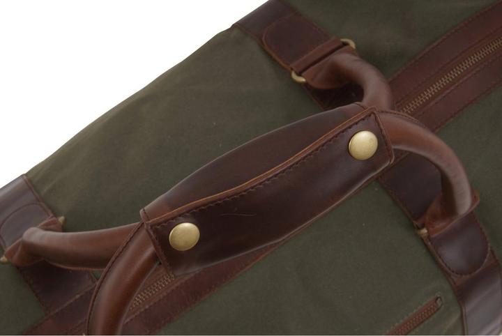 Actual product image Buckle & Seam Weekender Willow Canvas Green/Blue (37 l)