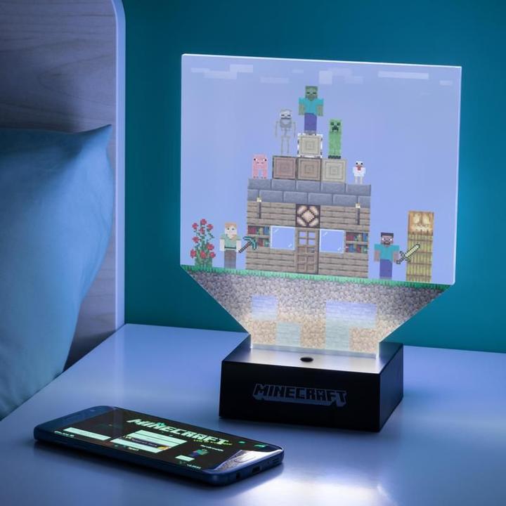 Produktbild Paladone Products Minecraft Build a Level lamp and 140 stickers