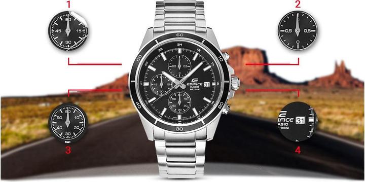 Actual product image Edifice Efr-526d-1avuef (Chronograph, 43.80 mm)
