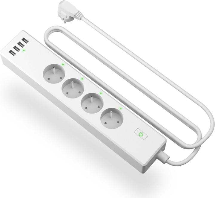 Immagine prodotto Meross Protettore di sovratensione Wi-Fi intelligente (8 x, Nema-5, USB, 1.80 m)