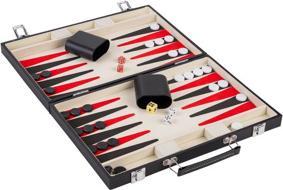 Produktbild Spiel Backgammon In Koffer Schwarz