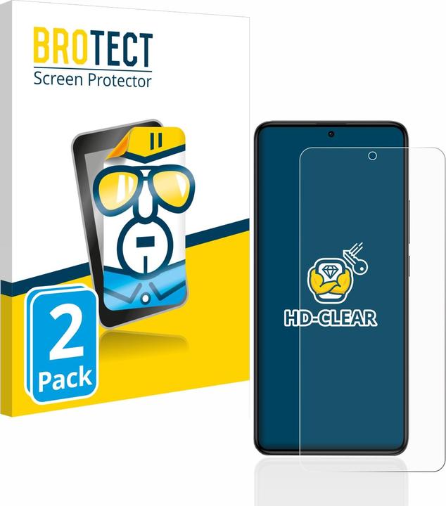 Actual product image BROTECT Screen Protector Clear (2 Piece, Xiaomi Poco F5 Pro)
